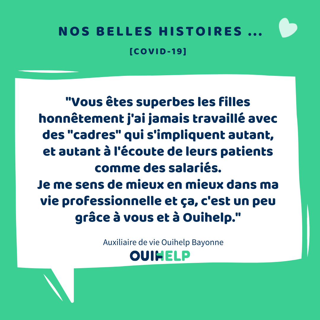 💚 De belles histoires se créent avec nos auxiliaires de vie chez Ouihelp 💚
#aideadomicile #auxiliairedevie #ouihelp