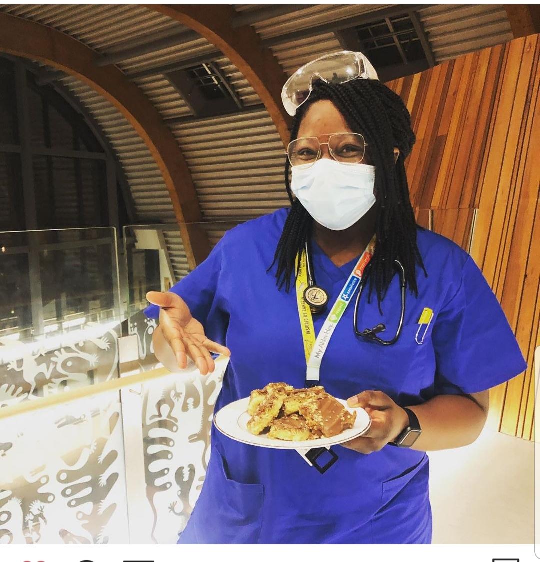 An NHS nurse takes a break with some Gap caramel squares. Following last nights decision in Northern Ireland, we will not re-open our coffee shop for sit-ins in Donegal, on the border until at least the 12th December even if allowed to do so by our own Government.