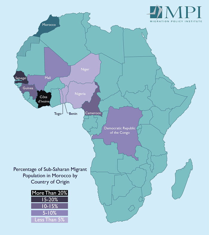 4. The  #Maghreb is a transit and destination region for sub-Saharan African migrants.  #Morocco  alone is hosting 700,000 sub-Saharan migrants within the country.