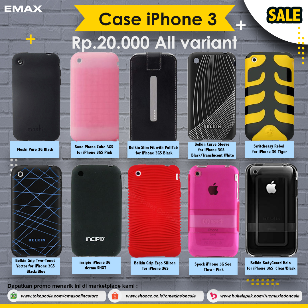 SALE Accessories iPhone
* Yuk pesan sekarang di Emax Store Tokopedia, Shopee dan Bukalapak 
#tokopedia #bukalapak #shopee #onlineshopping #lazada #emax #applestore
#belanjaonline #promo #SALE