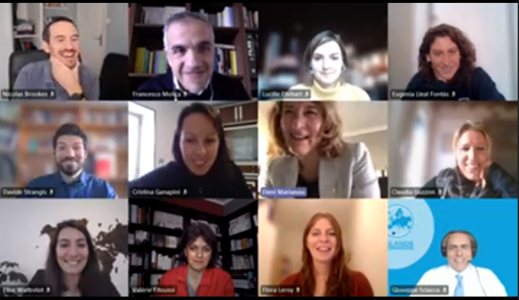 The work continues online ➡️ <a href="/CPMR_Europe/">CPMR</a> staff meeting chaired by SG <a href="/EMarianou/">eleni marianou</a>, with colleagues spread around Europe. 

📌Planning activities on #CohesionPolicy #Transport #Maritime #Climate #MFF and more !

 <a href="/Atlantic_Arc/">Atlantic Arc (CPMR)</a> <a href="/CPMR_ISLANDS/">Islands Commission</a> <a href="/IMC_CPMR/">CPMR Inter-Mediterranean Commission</a> <a href="/NSC_CPMR/">North Sea Commission</a> <a href="/BBSC_CPMR/">BBSC CPMR</a>