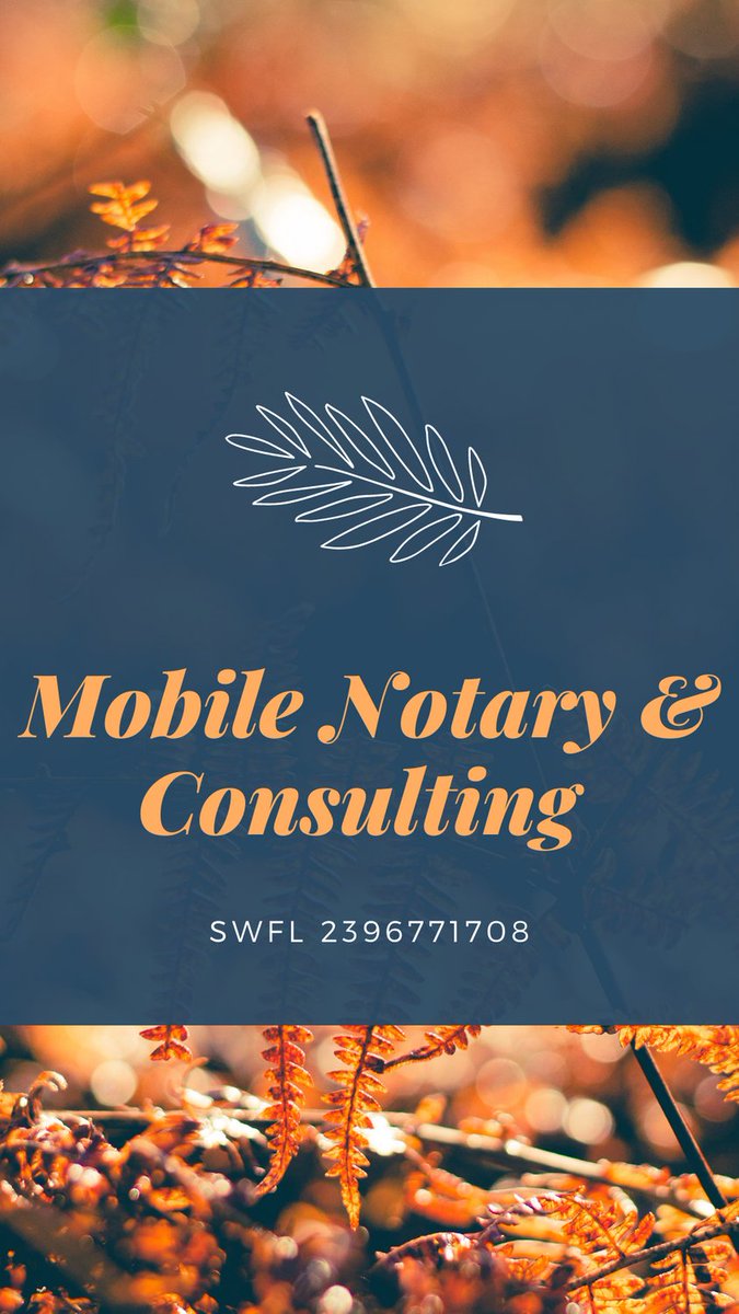 MobileNotaryCo1's tweet image. #mobilenotary #notary #loandocs#supportive#listening#Fort Myers Florida