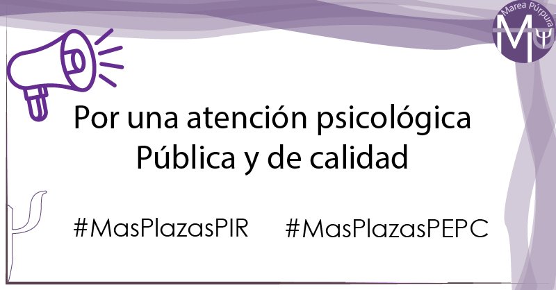 marea_purpura's tweet photo. Hoy volvemos a alzar nuestra voz en redes pidiendo #MásPlazasPIR y #MásPlazasPEPC

¡Por una sanidad digna, pública y de calidad! https://t.co/UQjGnj9RDZ