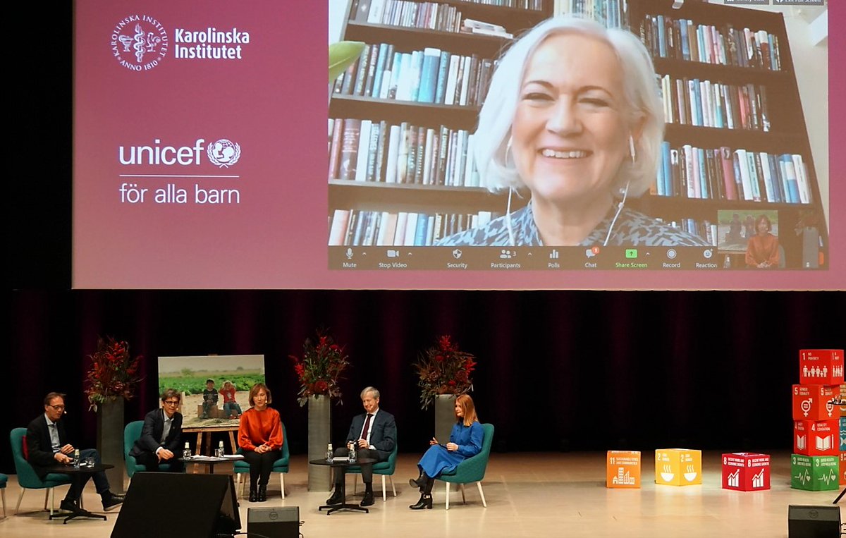 Barnen är vår framtid. Vi måste investera i dem, vara innovativa och samverka för att realisera barns rättigheter och nå målen i #Agenda2030. Tack för viktigt samtal <a href="/JennieGustaf/">Jennie Gustafsson</a> <a href="/ottersenolep/">Ole Petter Ottersen</a> <a href="/AckoAnkarberg/">Acko Ankarberg J</a> <a href="/janbertoft/">Jan Bertoft</a> <a href="/stefanswartpet/">stefan swartling peterson</a> <a href="/MariamClaeson/">Mariam Claeson</a> <a href="/gabrielwikstrom/">Gabriel Wikström</a> <a href="/VelinLotta/">Lotta Velin</a>