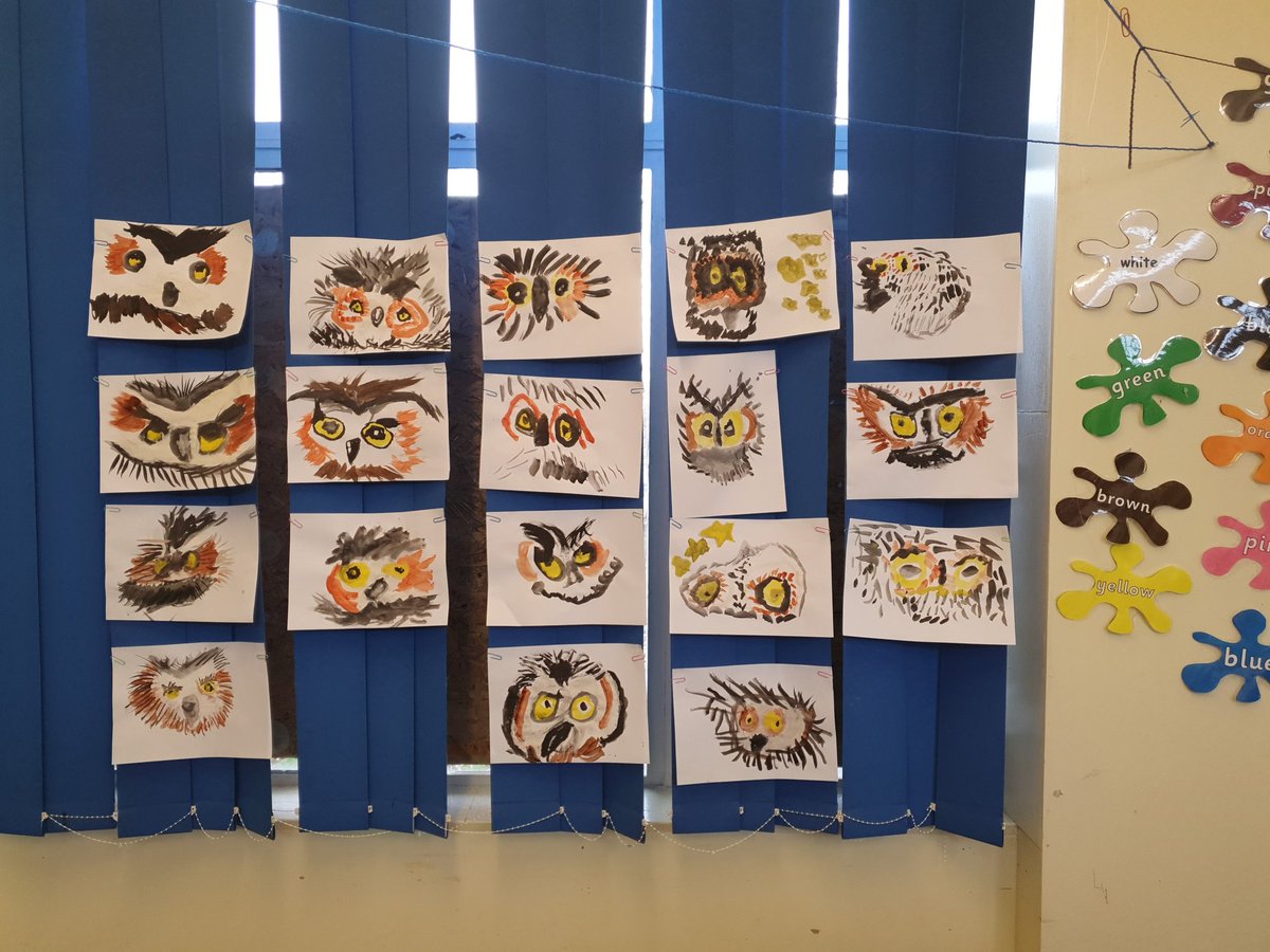 Educating_MsP's tweet image. In year 2 we are artists!