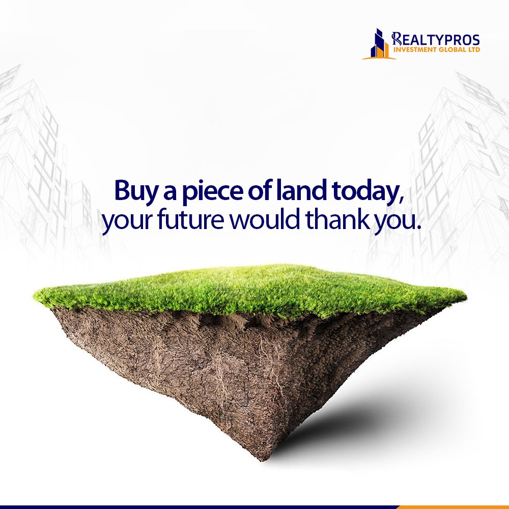 RealtyprosL's tweet photo. The plot of land that was One million naira five years ago, is now well over five million naira and that's the way it would always be.

Land would always increase in value, land would always appreciate. https://t.co/JIfvFQytAh