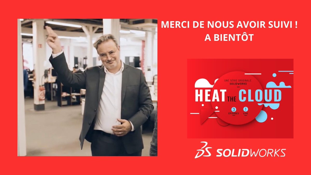 SolidWorksFR's tweet photo. #HeatTheCloud c'est fini ‼️
Merci à tous, merci à nos partenaires et à nos formidables équipes sans qui rien n'aurait été possible 👋🏼 https://t.co/m0X9nDFmqB
