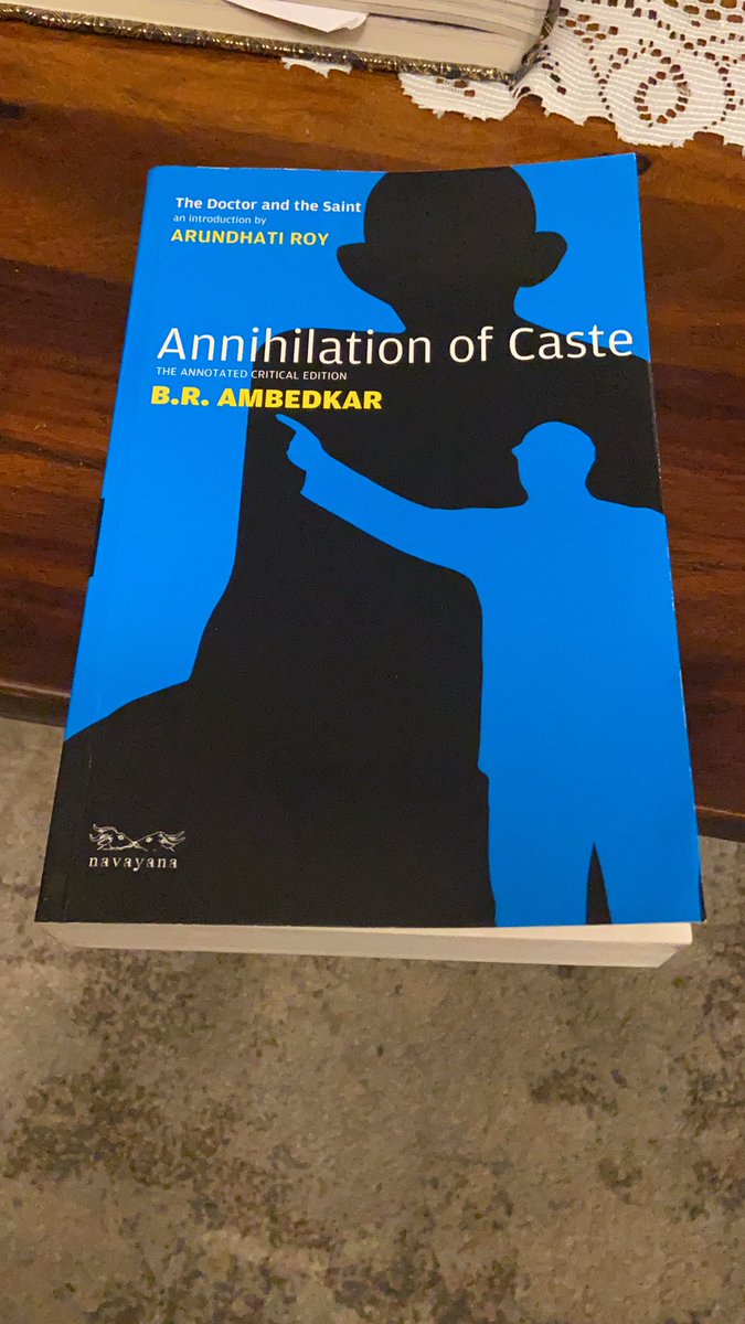 A must read for every Indian, especially at this time when religious fanaticism and fundamentalism are evoking passions and creating divisions. The introduction by Arundhati Roy is an added plus and annotations by  @Anandnavayana helps one fully appreciate Babasaheb’s text 6/n