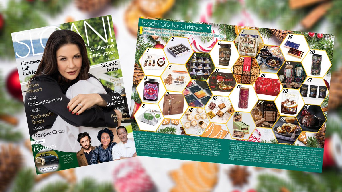 preneur_world's tweet photo. As seen in SLOAN! - Foodie Gifts For #Christmas with @RitaFarhiUK @pierremarcolini @joeandseph @whittarduk @RandA_Chocs @LindtUK @lilyobriens @Firetree_UK @thestarlino @SaclaUK #JackAndBeyond #Tracklements #LittleRick & more. Grab your FREE digital copy at https://t.co/EfCFdjt48x https://t.co/K85kBveIp1