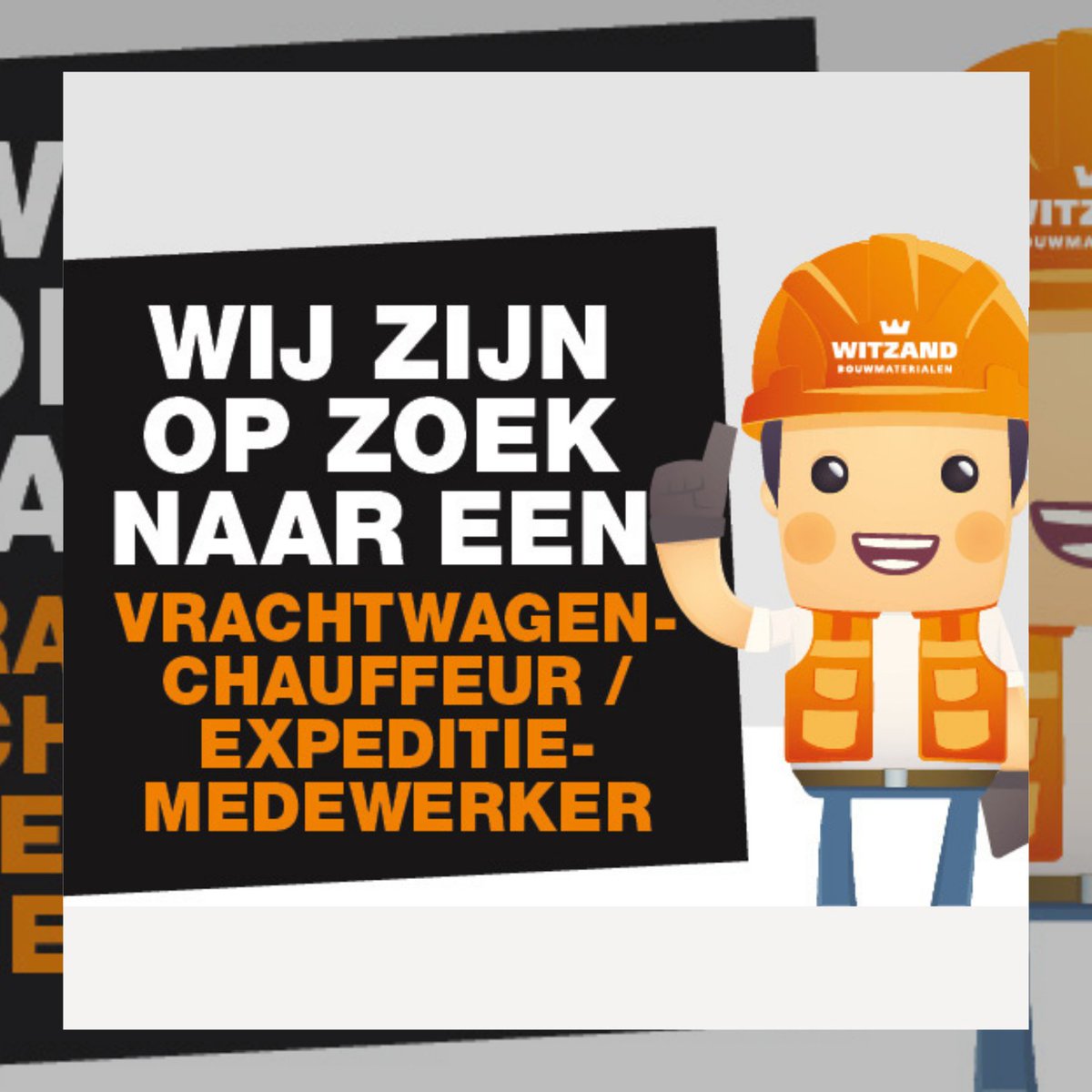Word jij onze nieuwe collega? 😄 Wij zijn op zoek naar een vrachtwagenchauffeur/expeditiemedewerker!

Is dit iets voor jou? Solliciteer dan via vacature@witzand.nl of kijk snel op onze website #linkinbio 👈🏻