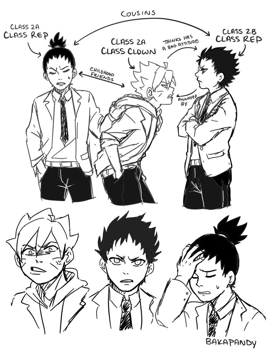 High school AU... 