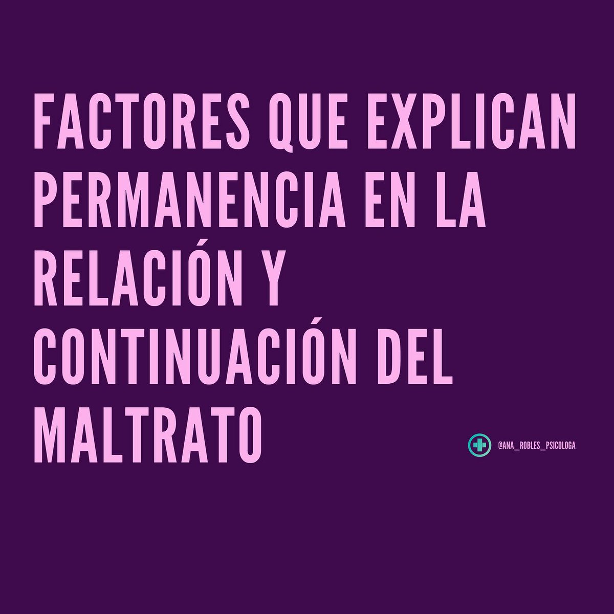 AnaRoblesPsico's tweet photo. "[...] el maltrato en la pareja, suele ser el resultado de un proceso (mas o menos) prolongado en el tiempo que se inicia con conductas abusivas (insultos, desprecios...) y que van aumentando en intensidad y frecuencia [...]"

Lee el post completo en https://t.co/yq9sHIojVr https://t.co/ocujxhTmgq
