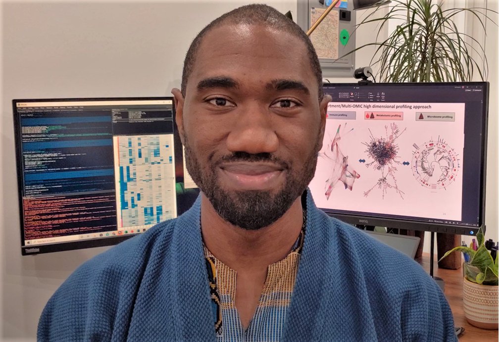 JoelBabdor's tweet image. Am I too late @BlkInData? Joel here👋🏿, postdoc @UCSF and @BlackInImmuno co-founder
I generate and use multi-OMIC data and computational analysis #Rcoding to study #HumanImmunity and #microbiome in health and disease

Let&apos;s connect!

#DataScience #BlackInData #BlackInDataRollCall