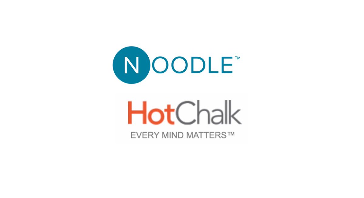 Noodle's purchase of <a href="/HotChalk/">HotChalk</a> adds prestigious <a href="/nyusteinhardt/">NYU Steinhardt</a> programs, and award-winning higher ed marketing agency <a href="/CCANewYork/">CCA | Higher Ed Marketing</a>, to menu of services for fastest-growing network of university partners in U.S. according to <a href="/holoniq/">HolonIQ</a>. Read more: bit.ly/Noodle_HotChalk