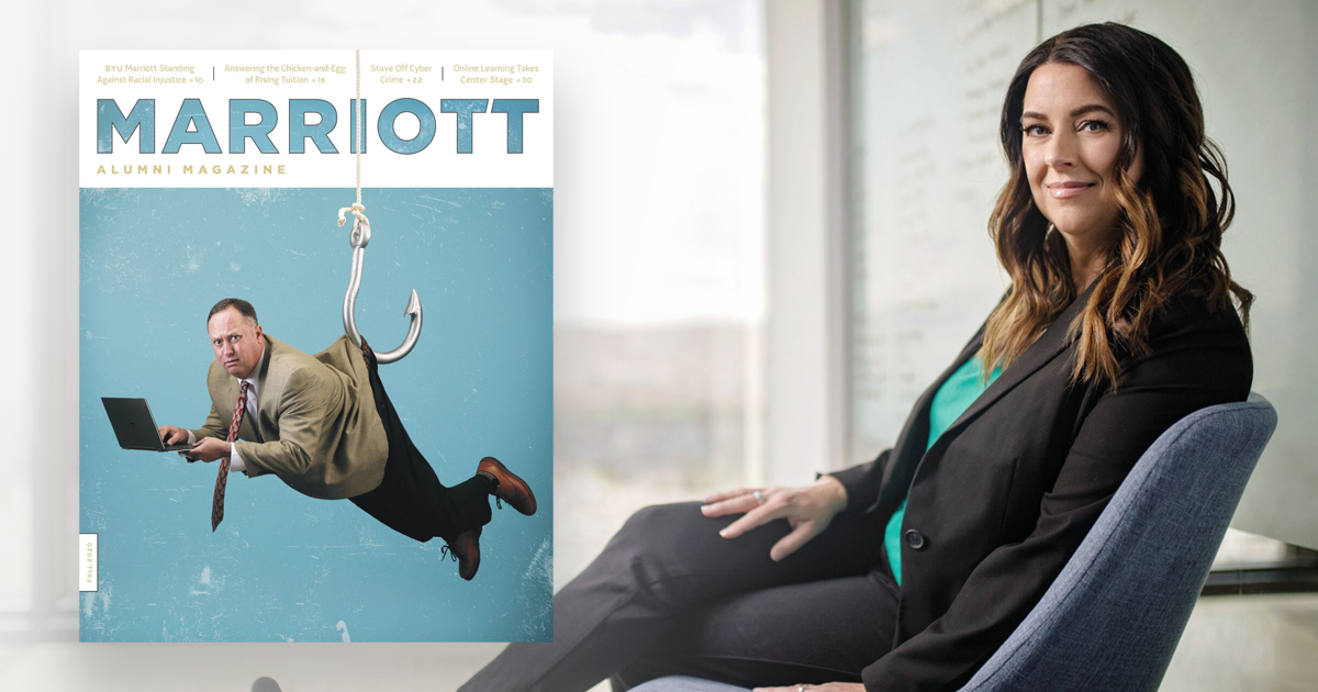 Lendio's tweet photo. Lendio CMO @kmpeterson00 was recently interviewed for the Marriott Alumni Magazine Fall 2020 issue! She shares how she built her incredible career in marketing,  her passion for Lendio’s mission to help the underserved, and more!

Read it here: https://t.co/uStSzoIlR6 https://t.co/W9ZU6XwVxx