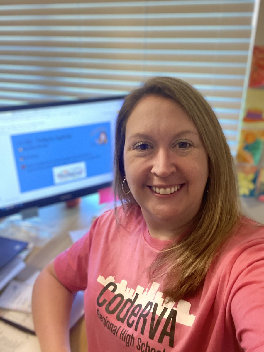 RHall_Educator's tweet image. School colors day for @CodeRVA1 spirit week!  Have a great weekend, Raptors!  #WeAreCodeRVA