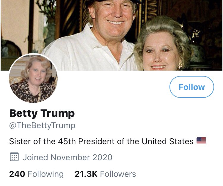 Did the president’s 78-year-old sister join Twitter this month?