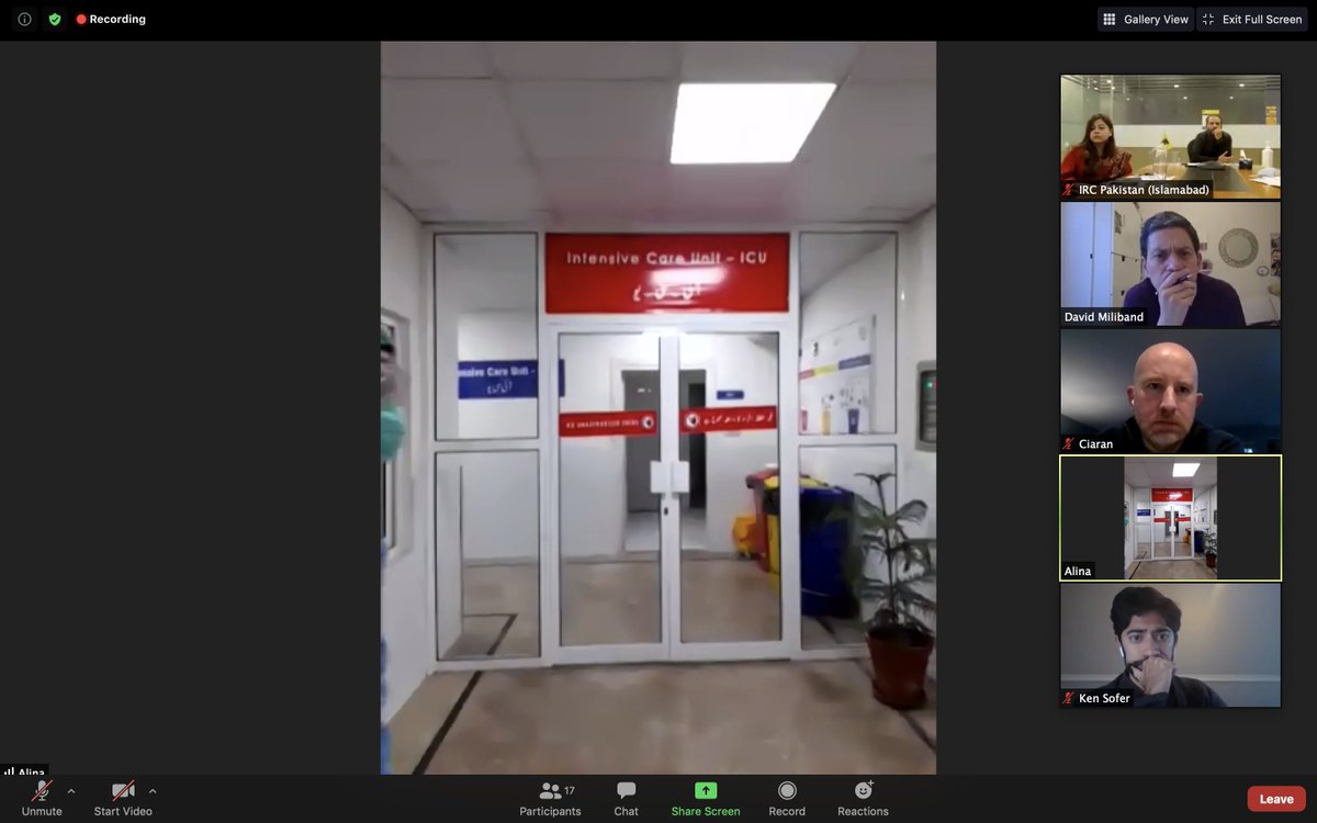 Yesterday I had the pleasure of virtually “visiting”  @RESCUEorg's longstanding program in Pakistan. I toured our life-saving and live-changing work in education with Afghan refugees & gender minority clients, and of course in health, with a second wave of COVID-19 on the horizon.