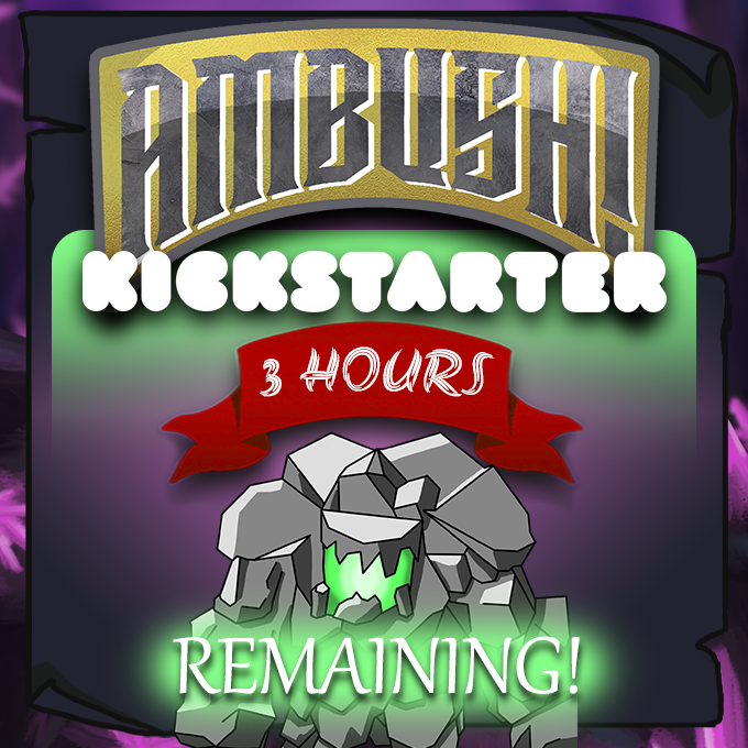 ambushcardgame's tweet photo. Time is running out! Don't miss out on your chance to get your hands on a first-edition copy of Ambush! or get your friends and family in on the action! Check out the link in our bio to support Ambush! today!

#boardgames #cardgames #strategy #Kickstarter #fantasy #ambush https://t.co/oGArIBvJJN