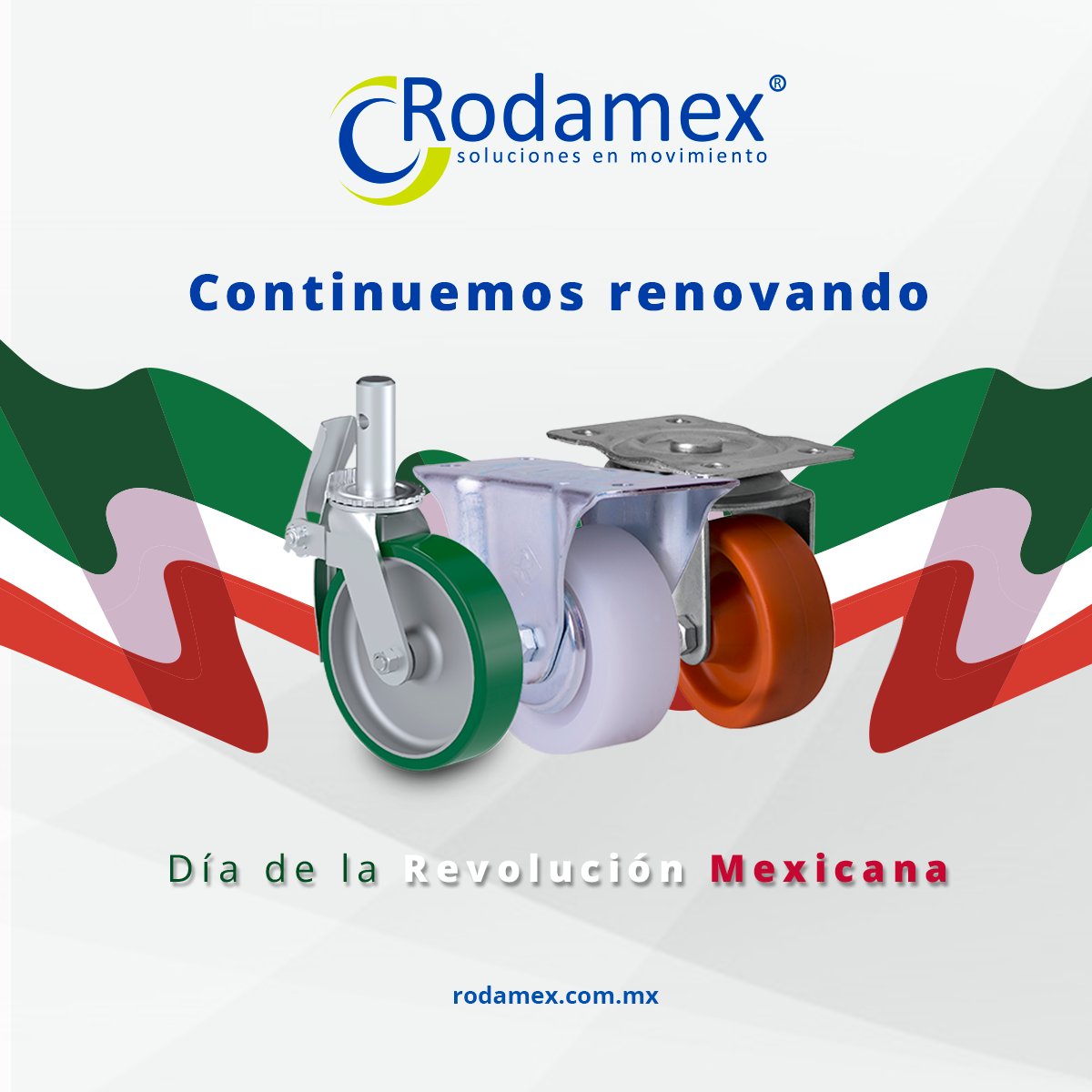 RodamexMx's tweet photo. ¡En #Rodamex, empresa mexicana, nos enorgullece celebrar nuestras tradiciones! Conoce nuestros productos en https://t.co/o6pR6VguBP 

#SolucionesEnMovimiento #Ruedas #Rodajas #Innovación #Durabilidad https://t.co/4qOjz7jOvb