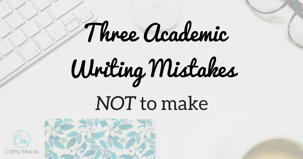 Are you making one of these 3 common mistakes that academic womxn make?  bit.ly/2P8g1V5