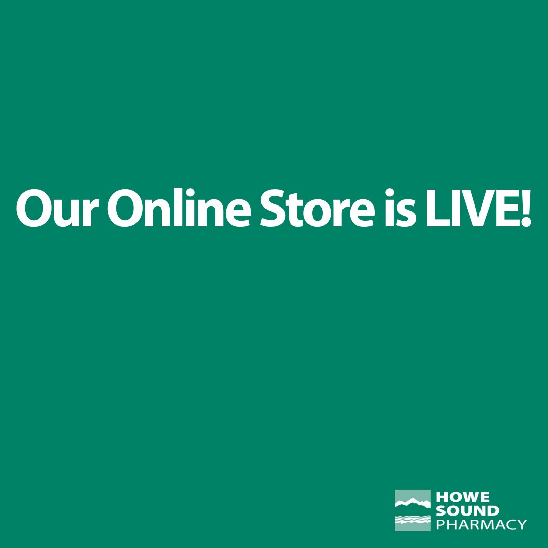 HoweSoundRx's tweet image. Our #OnlineStore is #Live! 
howesoundpharmacy.ca/shop/
Check out our #Health &amp;amp; #Wellness products! 1st 25 to order $50 or more online (not including rxs) will receive $25 off towards next purchase!*
#caringbeyondmedications #pharmacygibsons #shoplocalgibsons #supportlocalgibsons