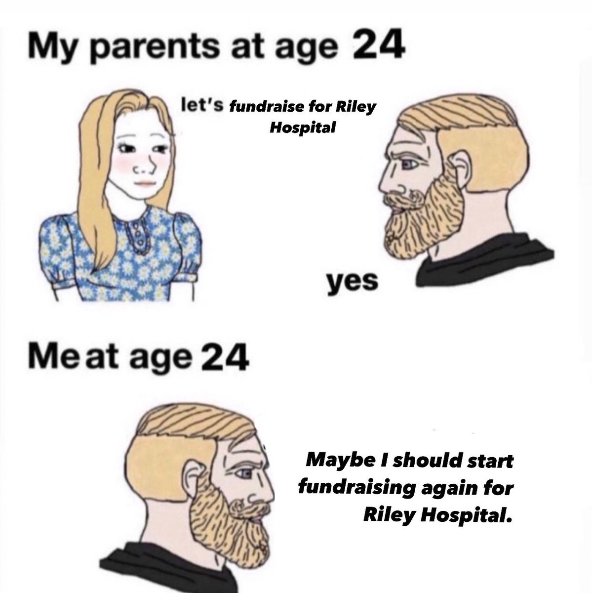 Your support for Riley Hospital for Children doesn’t have to stop after graduation! Connect with your program’s alumni group or dm us to learn how you can stay involved.