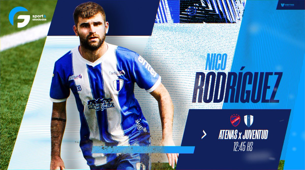 GFSportUy's tweet photo. #DíaDePartido| En acción @nicoo218 en @JuventudUy frente a @clubatenasuy. "El Juve" quiere acercarse al 2do lugar de la tabla.  Para nosotros siempre un placer acompañarlo. #gfsport #gfplayer. https://t.co/c6pxHAdixl