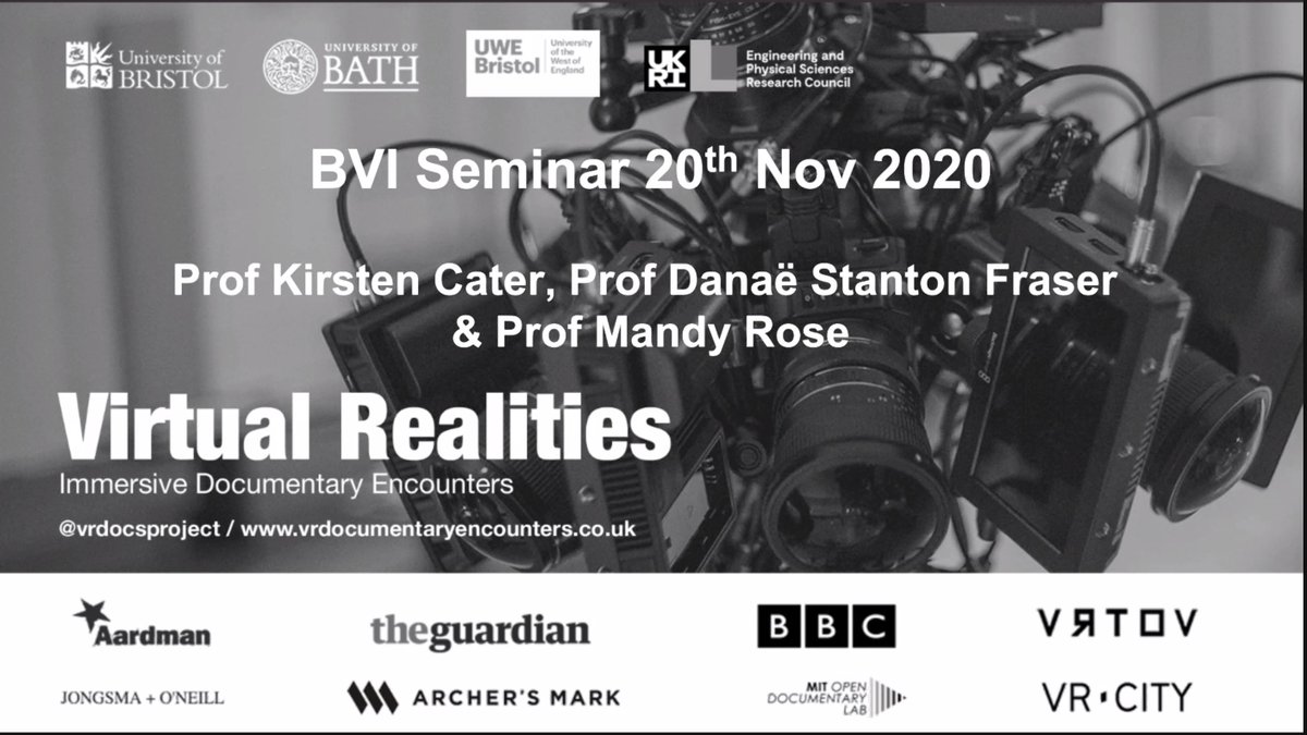 What2DoNext's tweet photo. Listening to the "Virtual Realities: Immersive Documentary Encounters" webinar (https://t.co/tXWHh5jRHa)
#VRDocs (@CollabDocs, @VisionInstitute & @VRDocsProject) https://t.co/IxDBNrYTeT