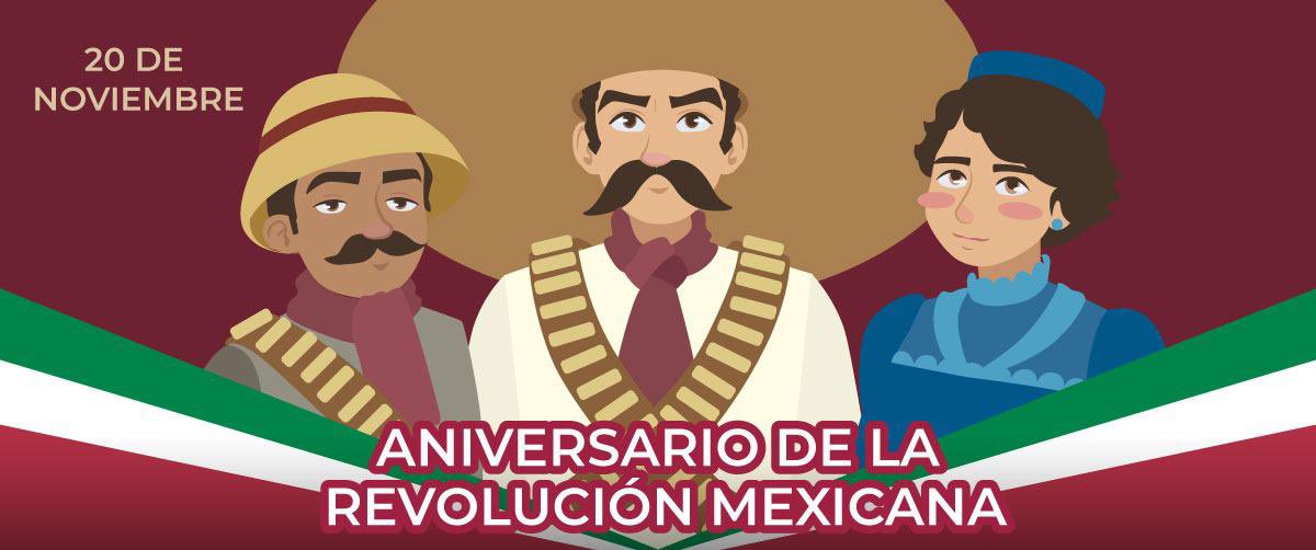 #Hoy conmemoramos el 110 Aniversario de la #RevoluciónMexicana, acontecimiento histórico que dio origen a importantes cambios políticos, económicos y sociales en México, y que culminó con la promulgación de la Constitución de 1917.

#FelizViernesATodos #20DeNoviembre