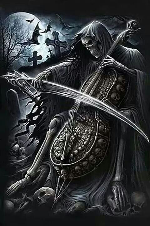 Top 10 best art. Lets get into it10. Grim Reaper shredding the cello.
