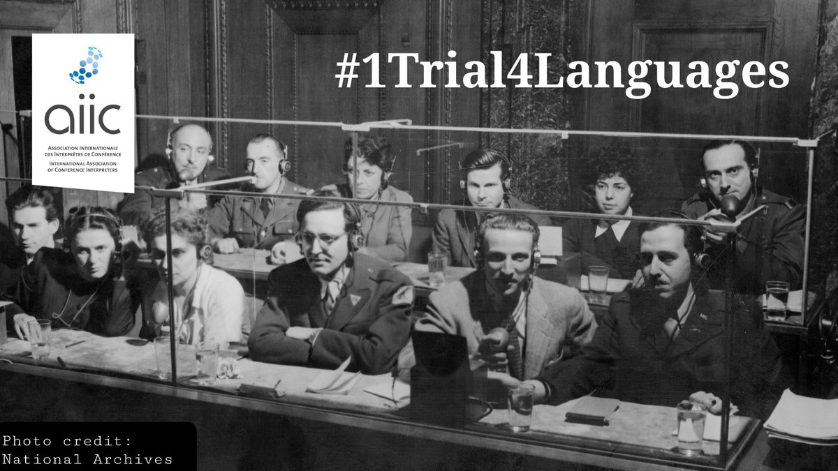 interpretiaiic's tweet photo. #DYK
6 degli interpreti che lavorarono ai #NurembergTrials fondarono @aiiconline perché vollero stabilire degli standard #professionali e concordare un #codicetico per la neonata professione
#1nt #birthofaprofession #1Trial4Languages https://t.co/2c3FLiwpvB