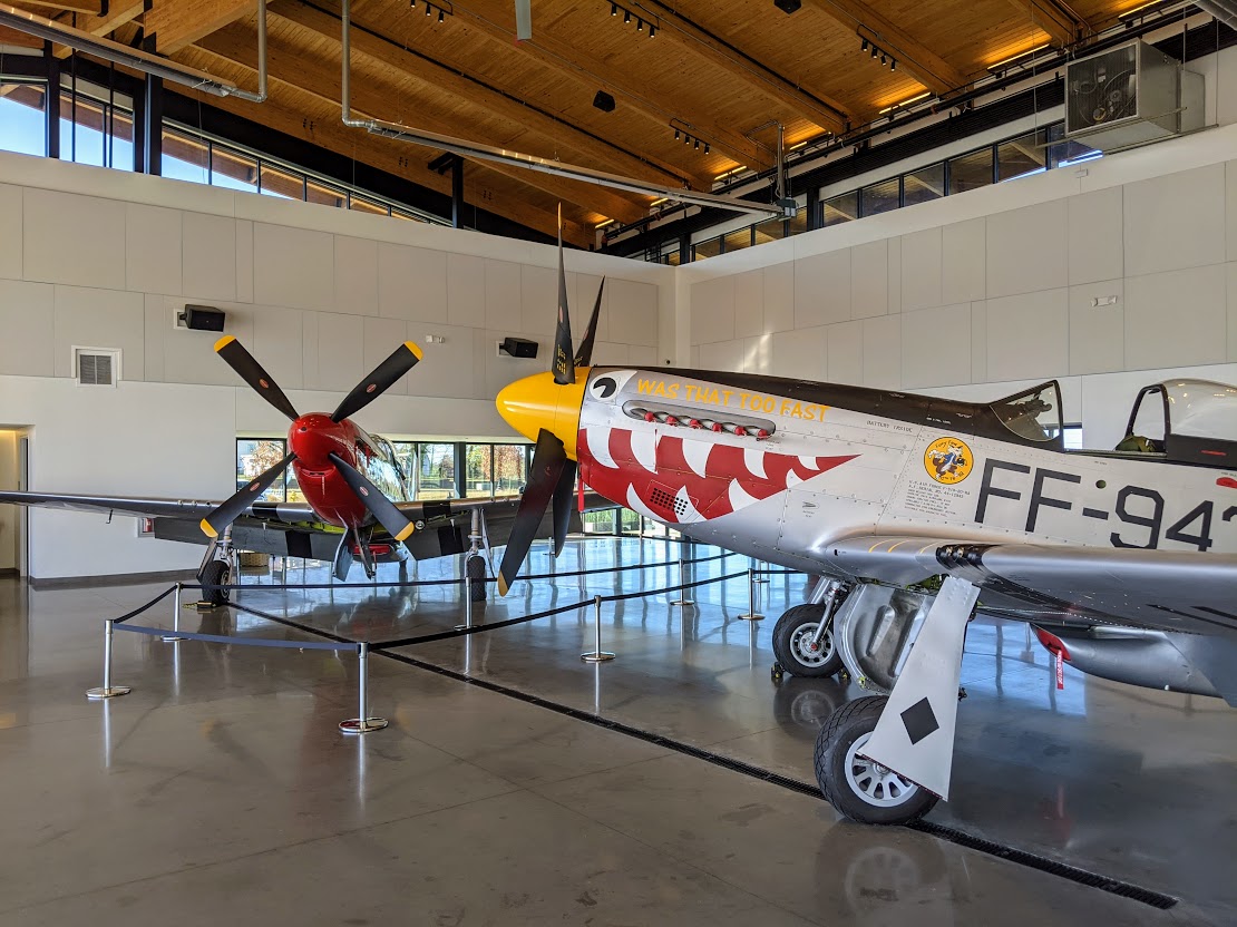 Something you don't see everyday... Come check them out in the Thaden Field exhibit hangar!

#flyoz
#aviation
#p51
#warbirds
#aviationdaily