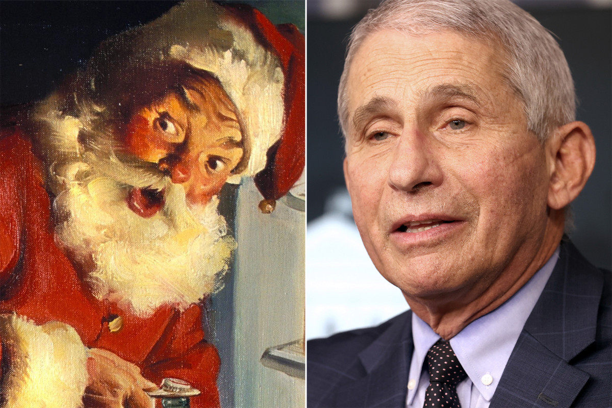 Santa Claus is 'immune' to COVID-19, says Dr. Anthony Fauci https://t.co/VRBeXv3pj7 https://t.co/qrWXz2Qzt4