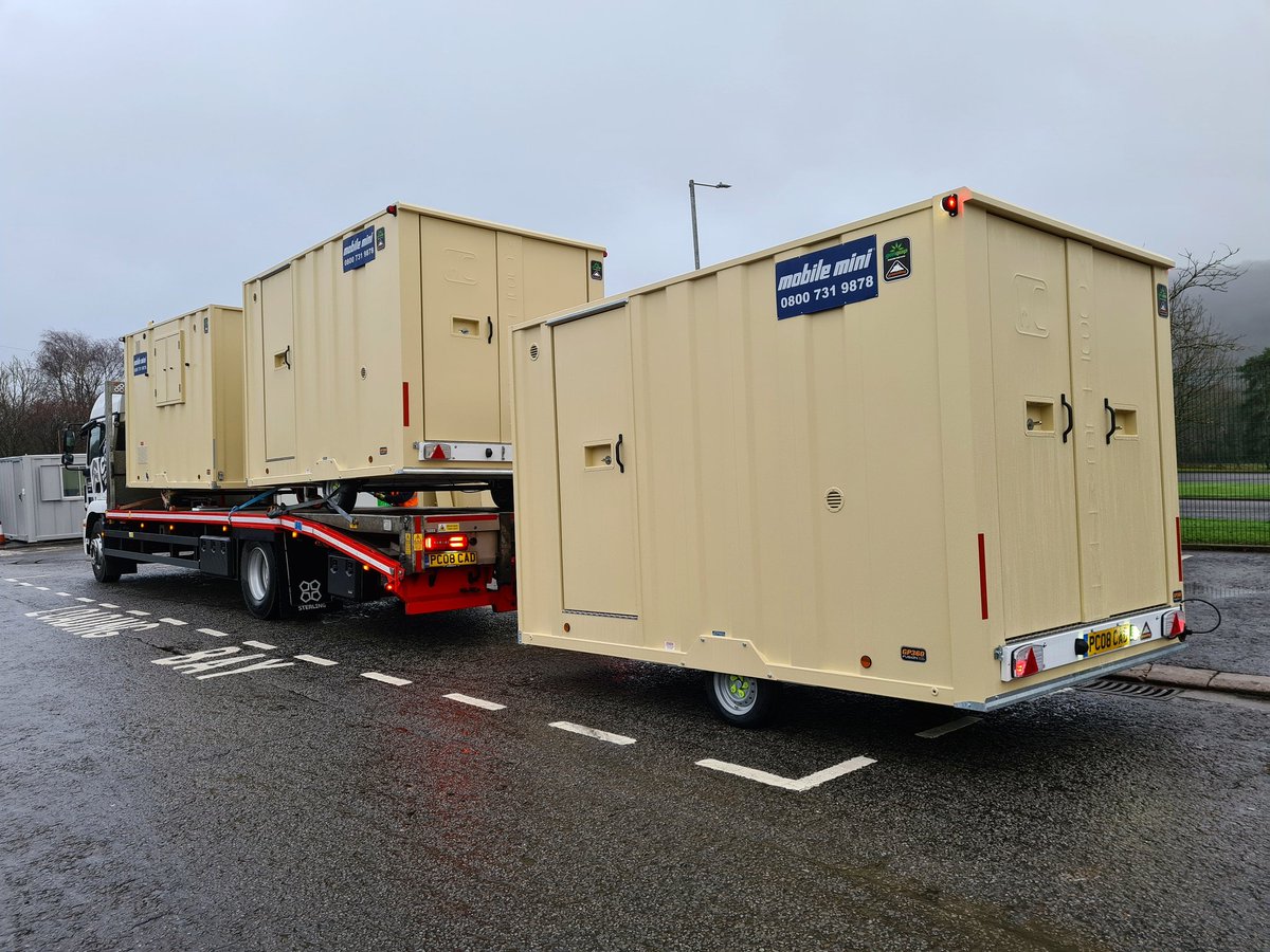 GroundhogUK's tweet photo. And they're off! Three GP360 Fusions for @MobileMiniUK heading to their new homes!🐷 #innovationnotimitation #MobileMini #MMSpotted https://t.co/Vn2WZIDpwj