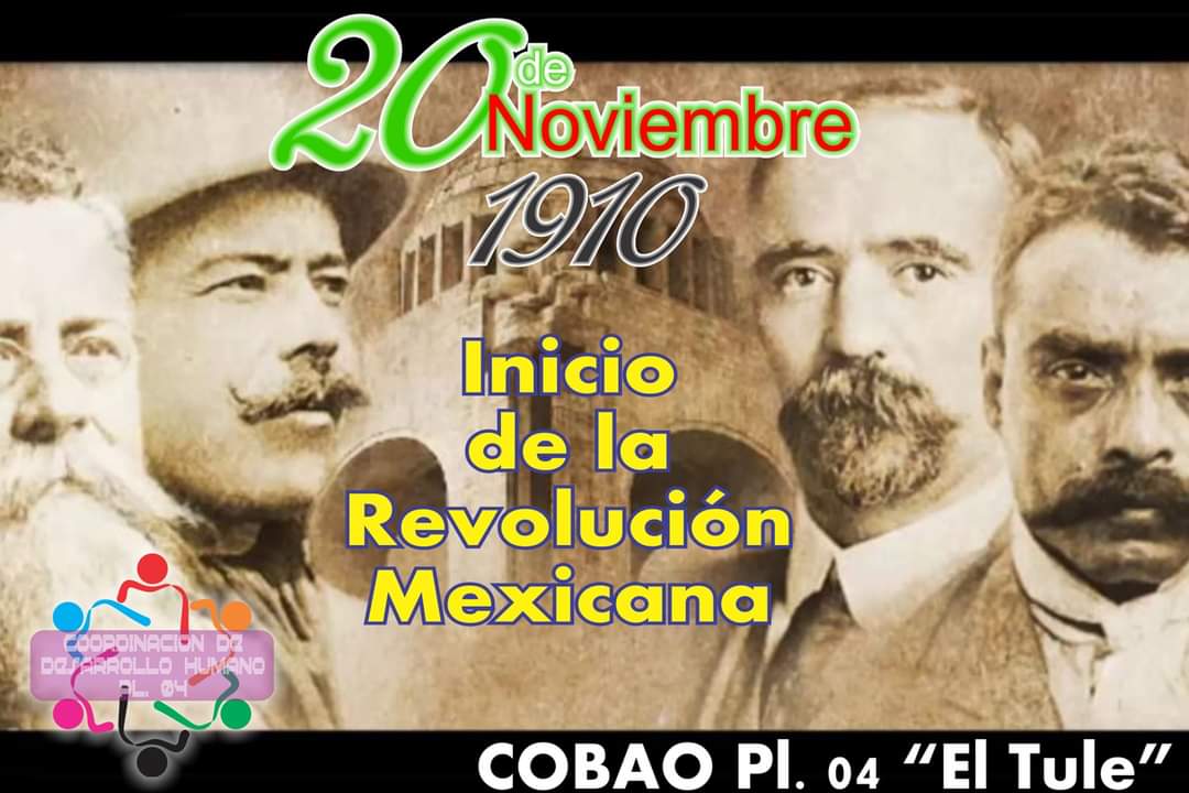 04Tule's tweet photo. 110 aniversario del inicio de la Revolución Mexicana https://t.co/VqfI8uUuAo