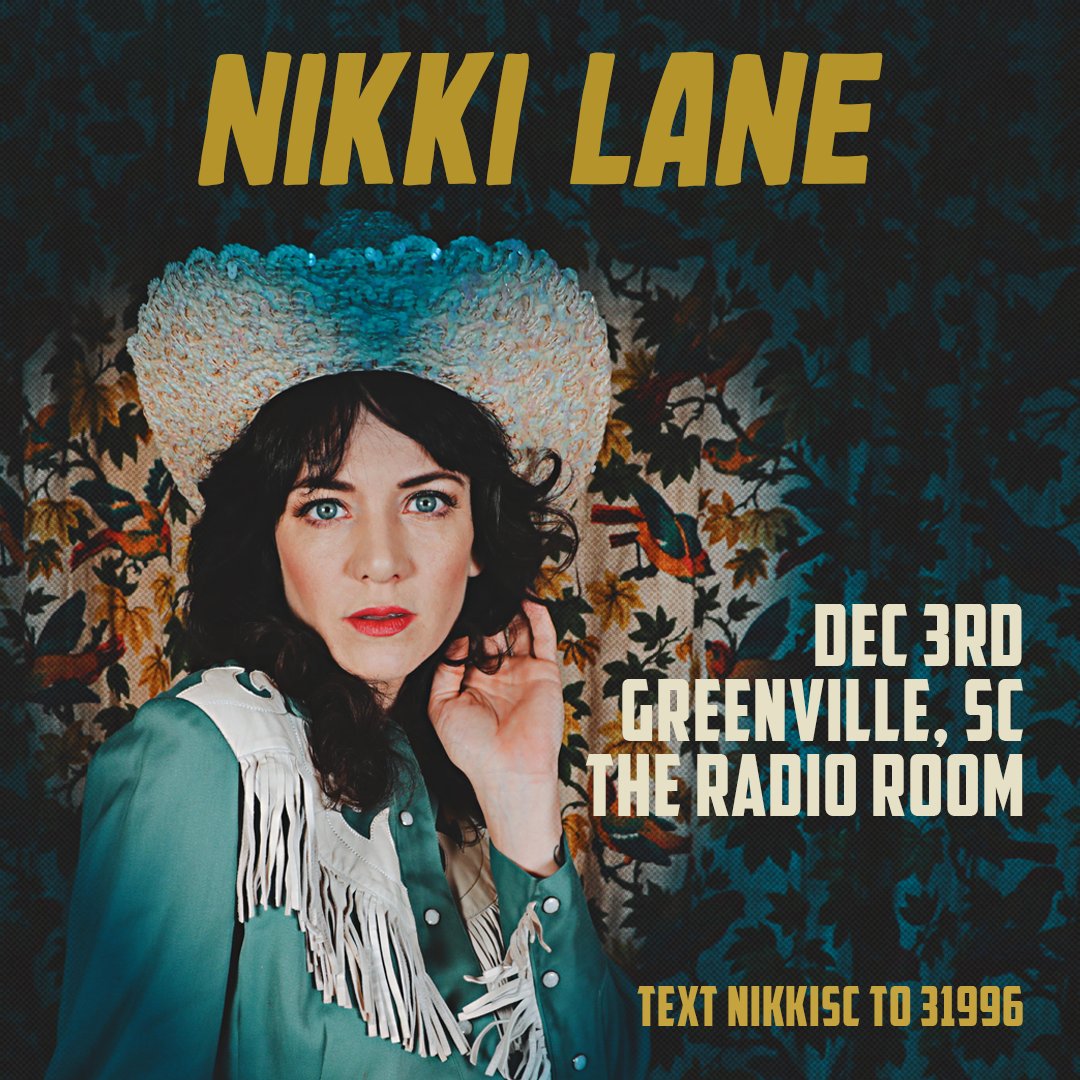 nikkilanemusic's tweet photo. Tickets for Greenville and Asheville are now on sale! Pre-sale tickets SOLD OUT, so make sure to get your tickets today so you don’t miss out. 

12/3 Greenville: https://t.co/DnDriqbYXq
12/5 Asheville: https://t.co/BdpU8nNYhE https://t.co/T5DRcoAVbL