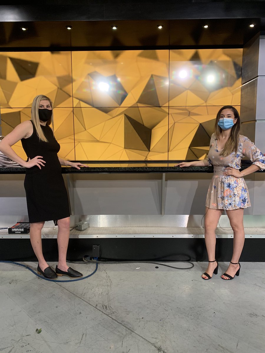 Our anchors for our final show this semester! Be sure to check out the show LIVE at 1pm! ✨