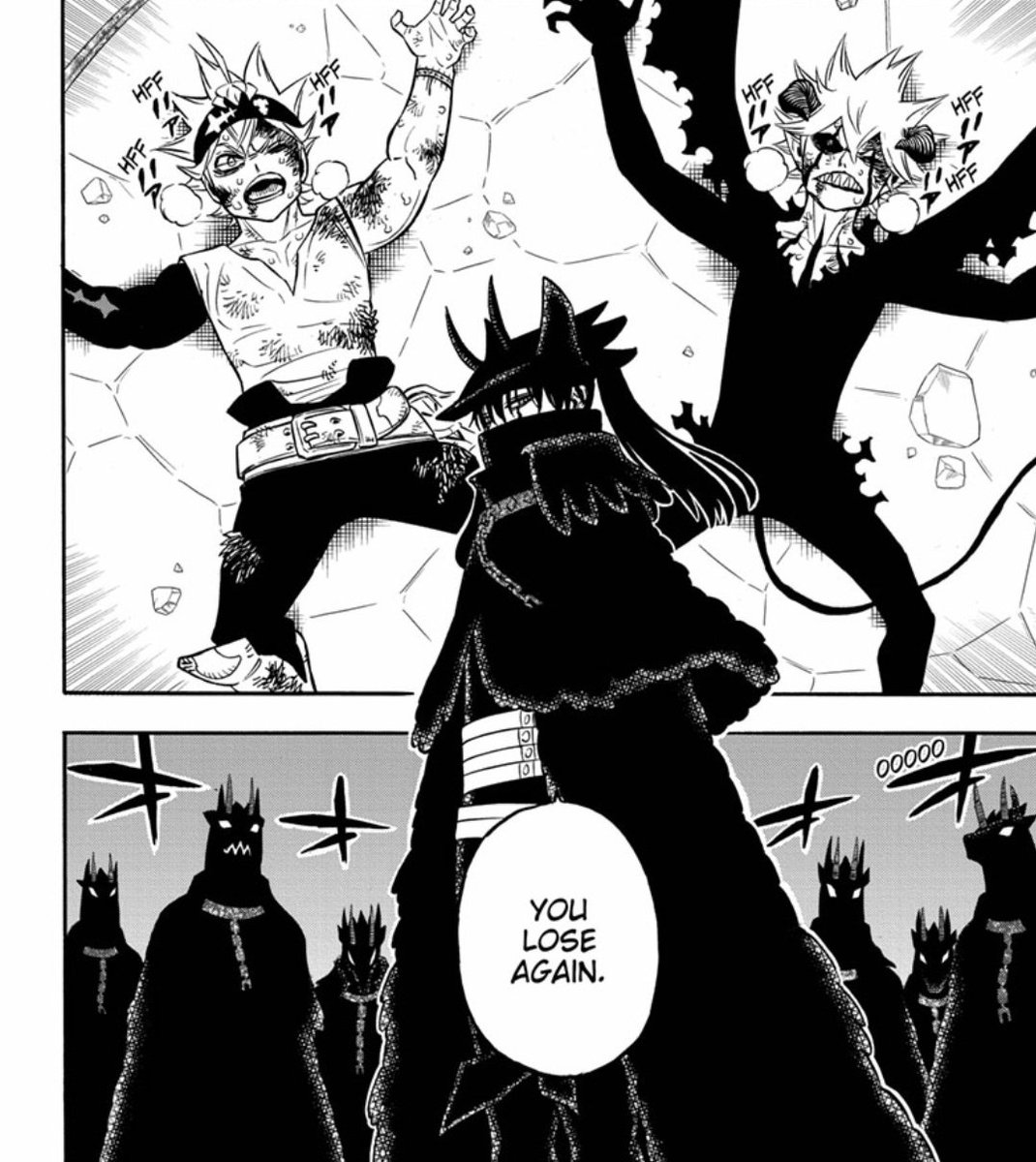 Training with their seniors.
#ブラッククローバー
#BlackClover