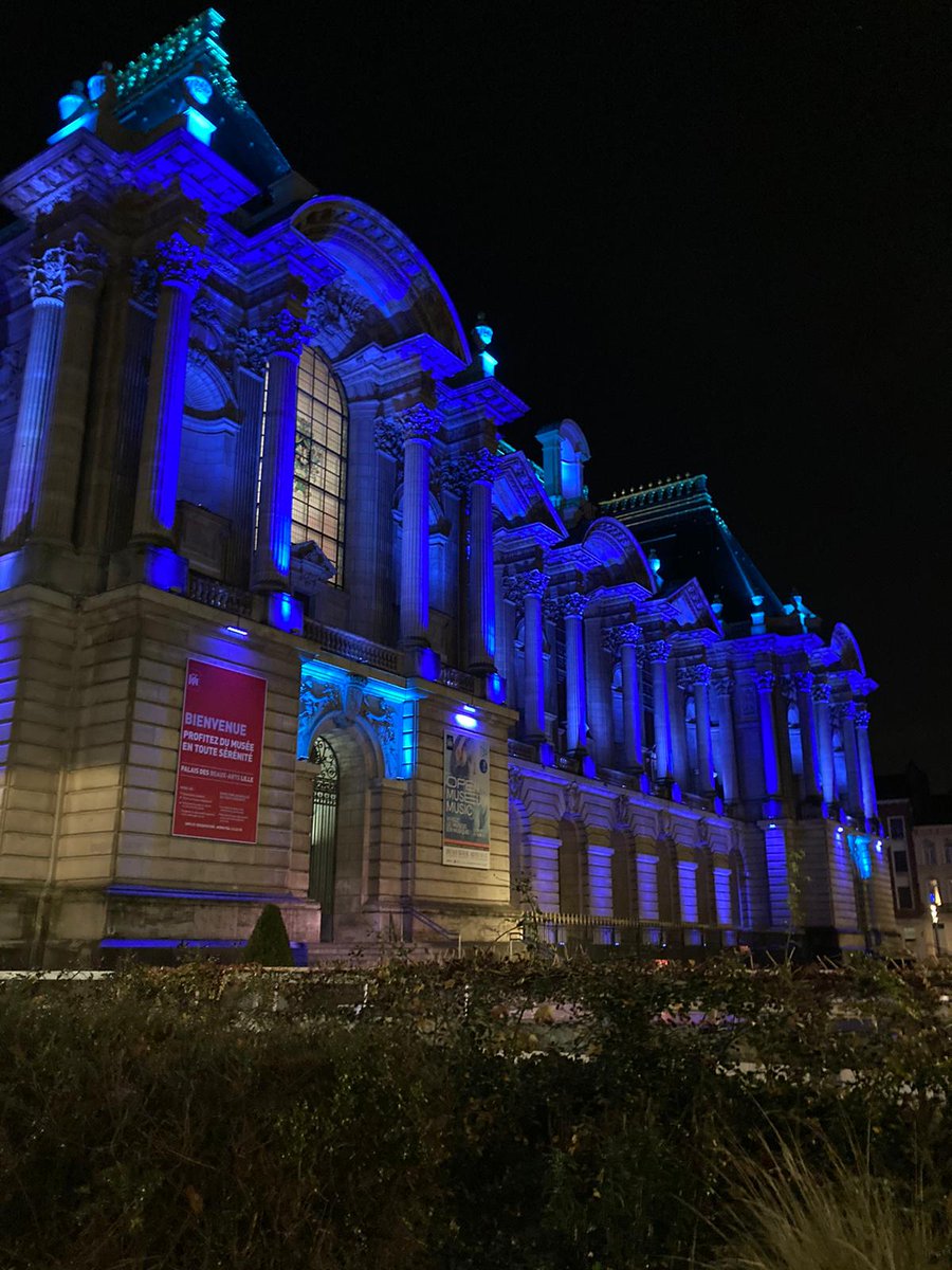 PBALille's tweet photo. 🔷 #EnBleuPourUnicef
#GoBlueChallenge 🔷
En ce 20 novembre 2020,la façade du musée s'illumine de bleu à l'occasion de la #JourneeMondialedeLenfance
Cet éclairage souligne l'engagement de @lille_france, adhérente au label "Ville amie des enfants", aux côtés de l'@UNICEF_france 🔷 https://t.co/TidKRbRtPj