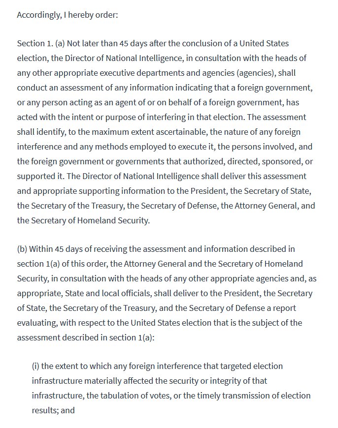 Without going through the entire 14 sections, I will simply address the strongest form of this claim: that Section 1(b)(i) is relevant.And it isn't, unless it should be revealed that Dominion is a front for the government of Canada.Because of Section 1(b) & Section 1(a).7/