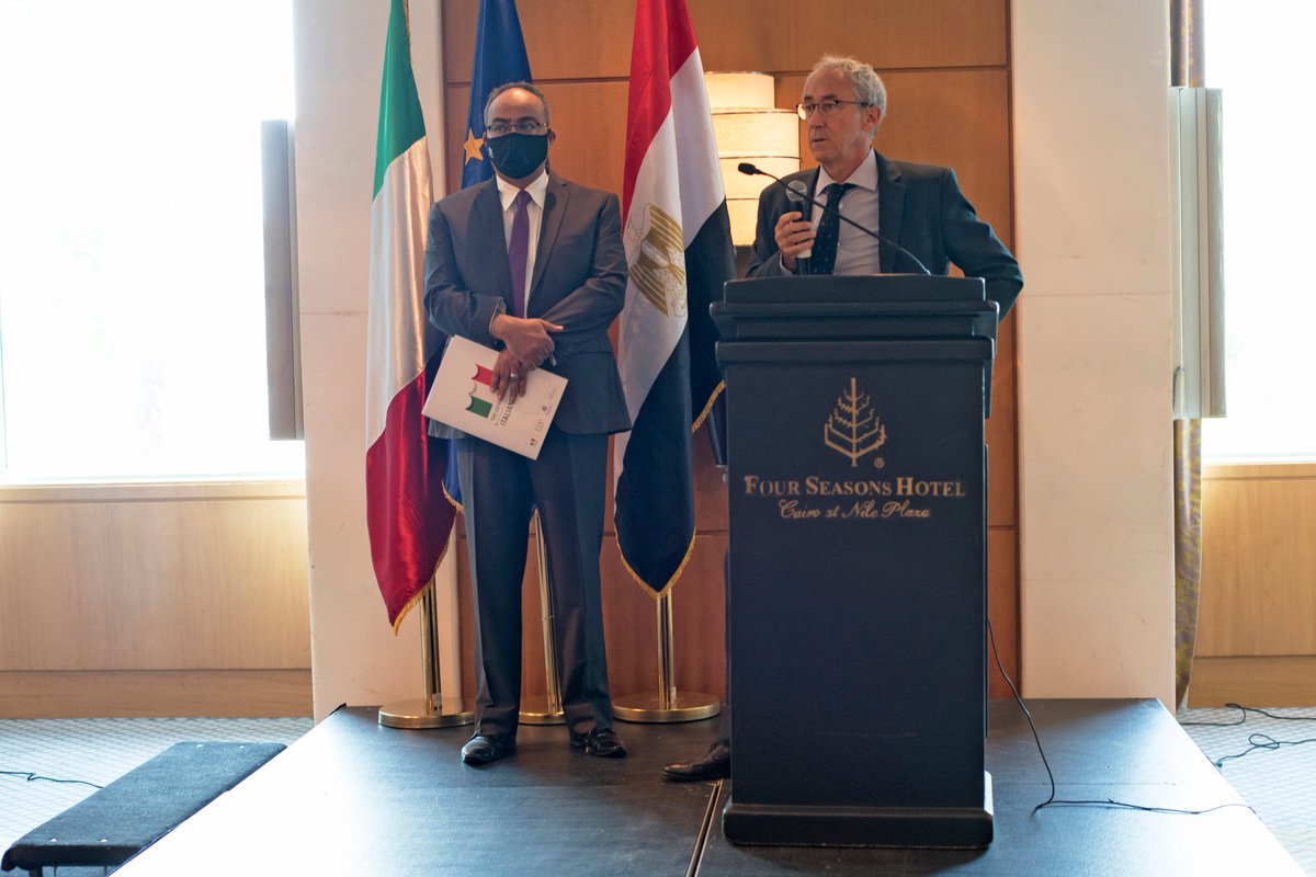 WeekCuisine's tweet photo. The Kickoff Conference of the 5th edition of “The Week of the Italian Cuisine in Egypt” in photos, in the presence of 
H.E.Ambassador Giampaolo Cantini, Dott. Francesco Pagnini, Italian Trade commissioner and Dott. Ashraf Gamal, Director of the Egyptian Chefs Association. https://t.co/kNM4oiI30O