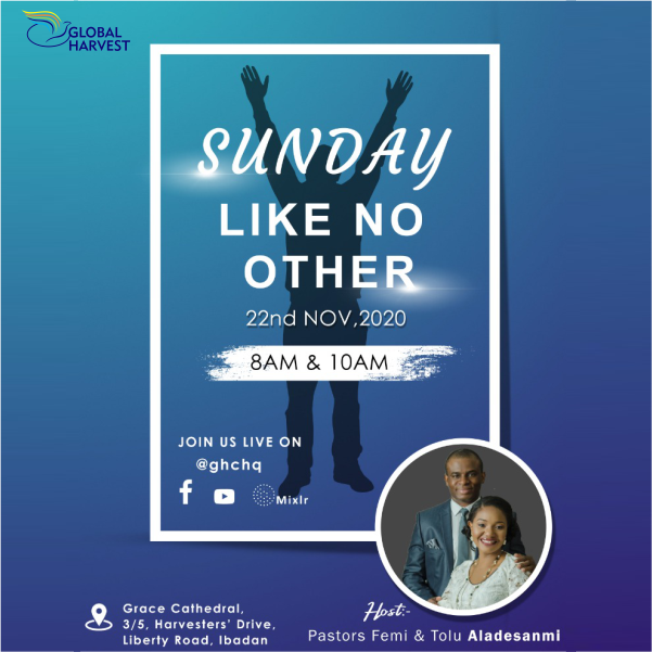 GHCHq's tweet photo. We would love you to have a taste of our fellowship this Sunday. It's going to be great in God's presence!
@GHCHq 
@PFemi 
@tolualadesanmi 

#StandingStrong #gharvest #SureVictory #StaySteadfast #TooFaithfulToFail #soar2020 https://t.co/uXzagAMvuL