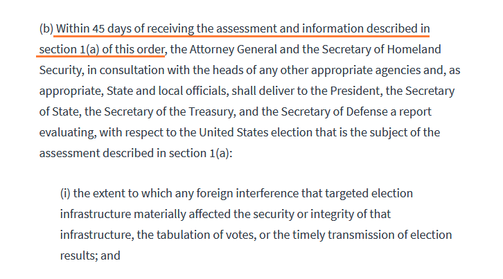 If you want to see this claim fall apart, it helps to read backwards.1(b)(i) is a part of 1(b), which states: within 45 days of receiving the report outlined in Section 1(a) AND WE CAN STOP RIGHT THERE.Nothing happens without the report from 1(a). So what is that?8/