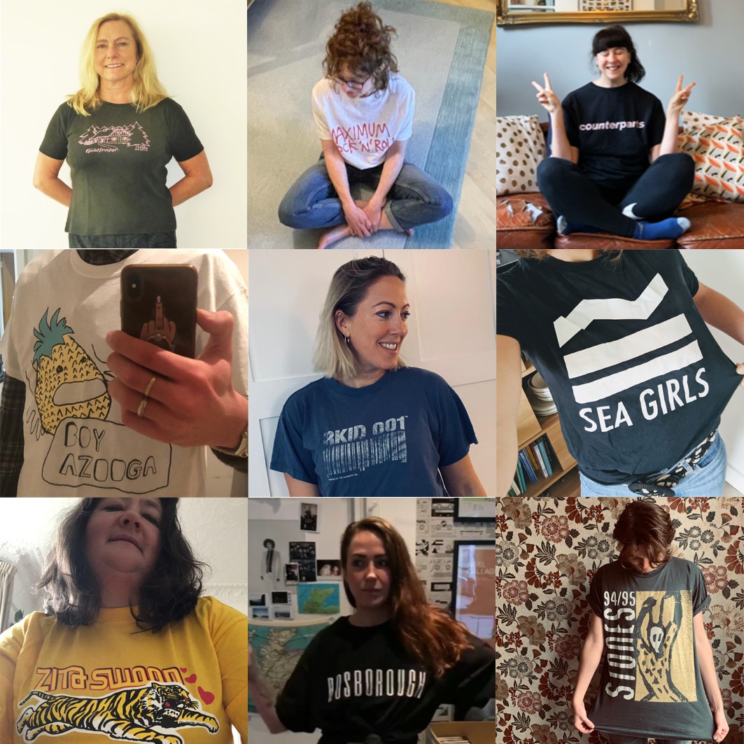 It's #TShirtDay and we all got dressed up at home for <a href="/BBC6Music/">BBC Radio 6 Music</a>. #TShirtDay2020  ✨👕