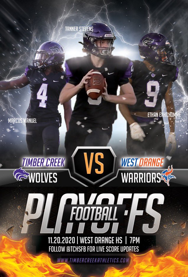 TCHSFB's tweet photo. Business Trip 😠😤💼 Regional Quarterfinals tonight at 7 🐺🏈😈

Follow @tchsfb for live scoring updates 🚨

#WeAreTC #BackThePack https://t.co/bUkAgZZejV