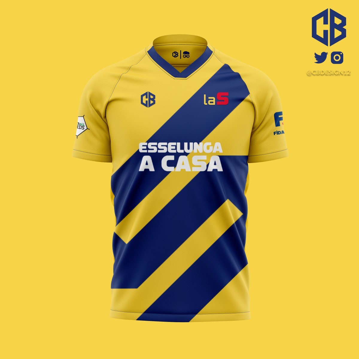 wear_cb's tweet photo. ✏️ La Esse | #NerdConcept
👕 CB Design
💡 The Concept Kit is inspired by the Concept created for Esselunga.
#LaEsse #Esselunga #Supermercato #Spesa #ConceptKit #KitDesign #FootballKitDesign #CBKits
If you like it, please 🔄 and ❤.
Thank you for the challenge @football_nerds! https://t.co/O3hWoadWZo