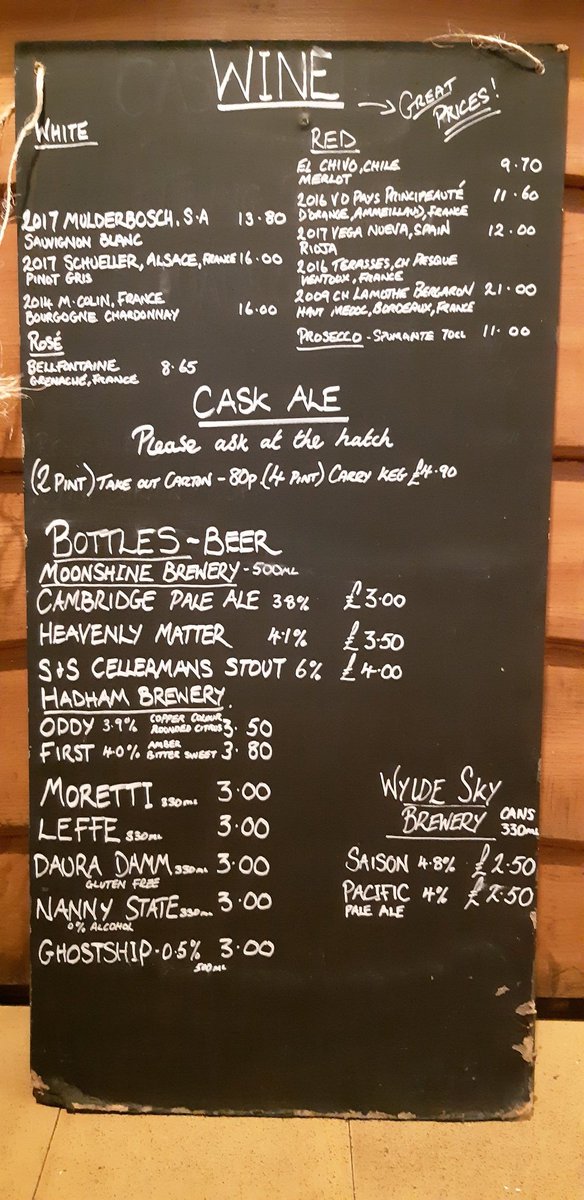 Brownsouppub's tweet photo. ' Jug&amp;Bottle' tonight we have @Crafty_Beers ' Sixteen Strides ' and @Adnams ' Southwold Bitter ' on draught to take away and some lovely local bottled beers and more.
Call 01223 870436 to pre order. Open 5pm to 7.30pm. https://t.co/V9jC7jW43Z