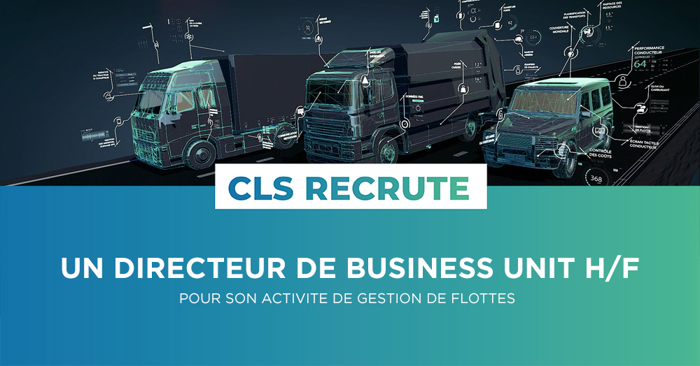 CLS #recrute un(e) Directeur(trice) de Business Unit pour ses activités de #gestiondeflottes : #humanitaire, collecte de #déchets, défis #logistiques, de grands groupes.

📍Basé à #Toulouse
📆 Poste à pourvoir de suite
Détails 👉 bit.ly/3eTNYEy

#recrutement #fleet