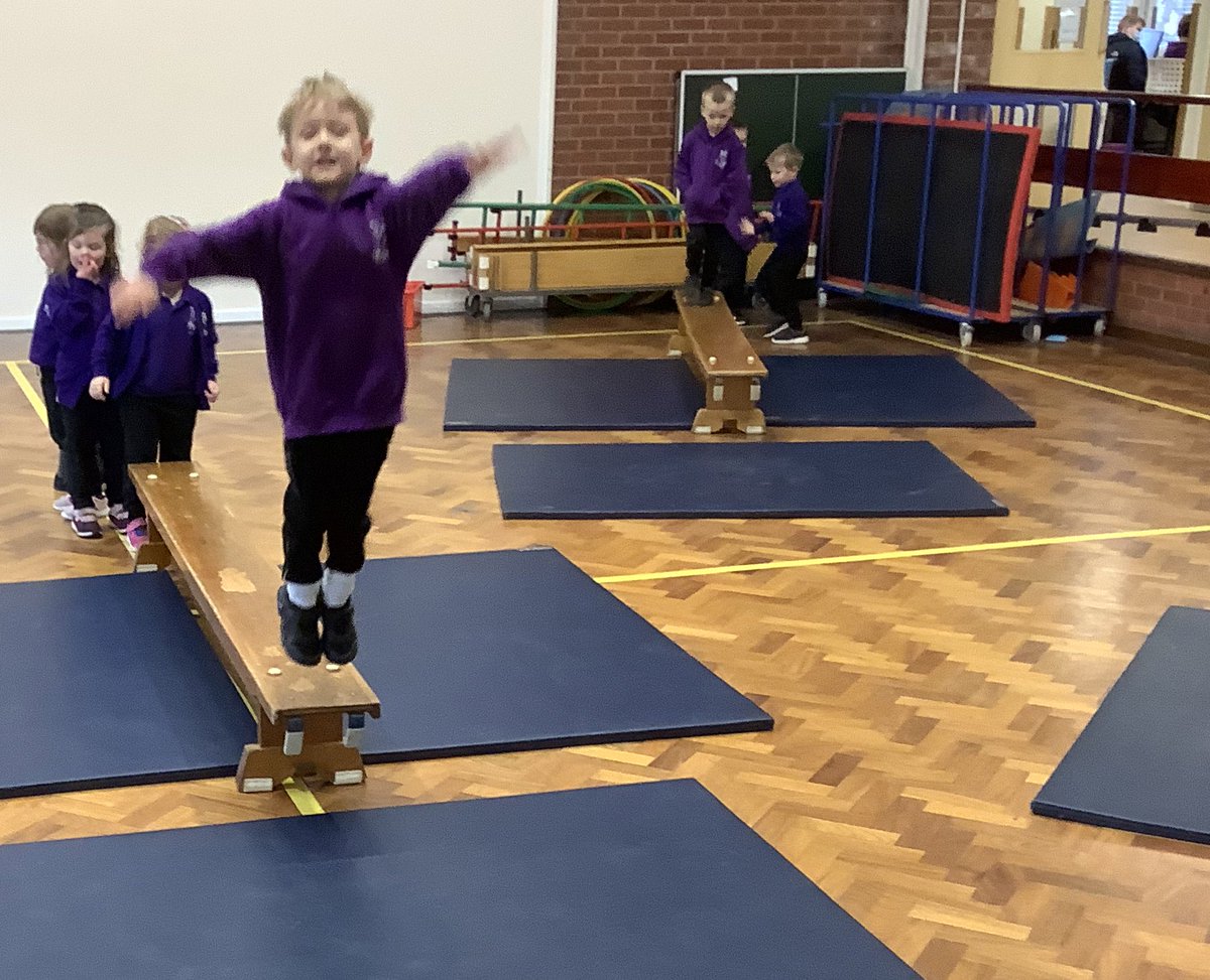 SJVsport's tweet photo. Some fantastic balancing by Reception class in P.E. this morning! #futuregymnasts @SJVEYFS @sjohnvianney @SJVsport @SGOCoventryWest https://t.co/Qrf4VslyXU
